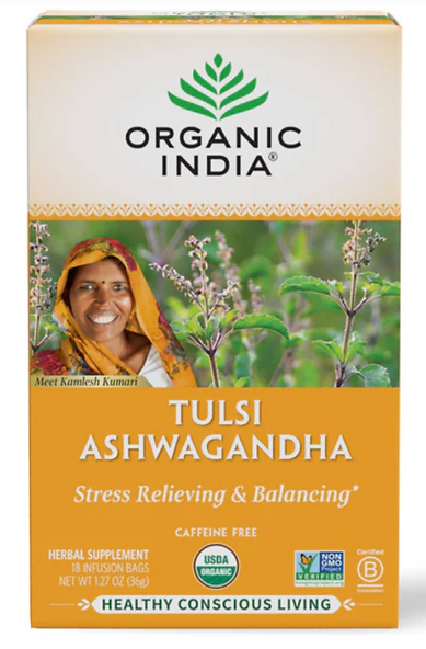 ashwagandha tea tulsi organic india